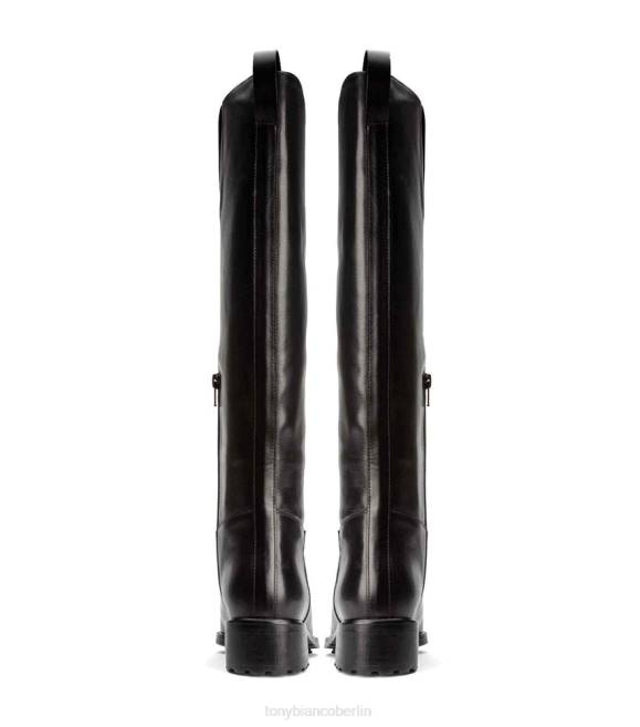 kniehohe Stiefel| de Tony Bianco Frauen Eleanor-Kalbsstiefel schwarze Komo 4624457